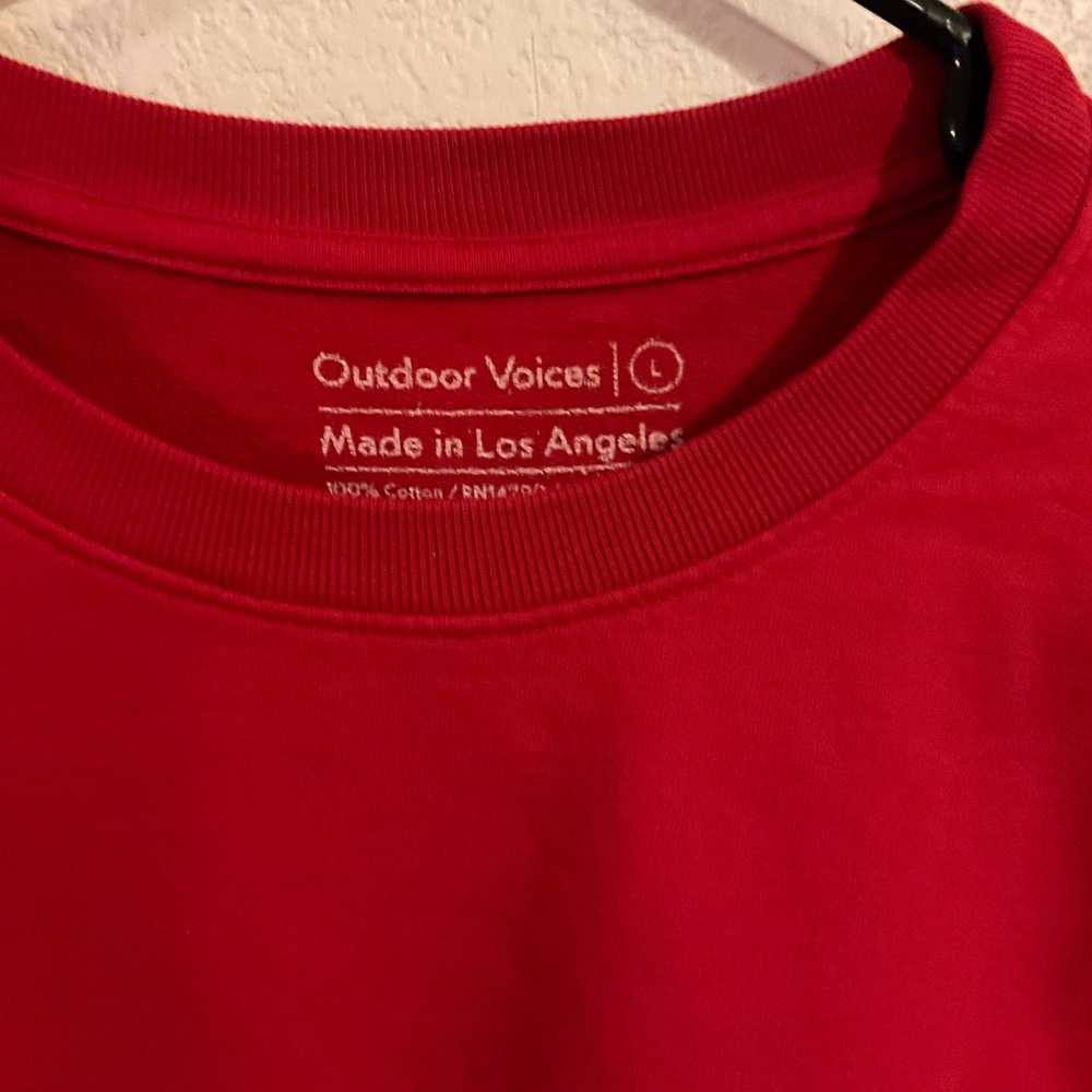 Outdoor Voices You Can’t Spell Love without OV Cropped Swearshirt - Picture 3 of 6